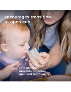 Olababy Primera Taza Entrenadora Coral 100% Silicona 60ml 2