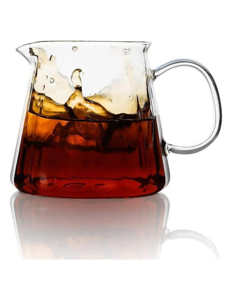 Jarra de Café de Vidrio WATCHGET 500ml - Servidor Resistente al Calor