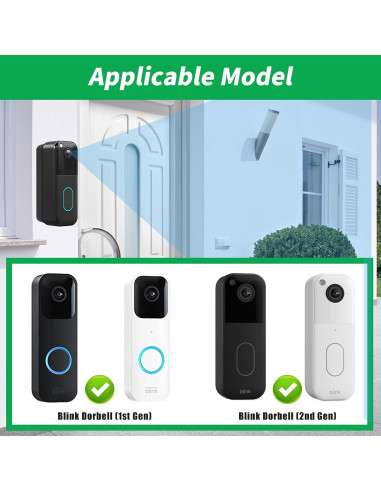 Soporte Ajustable para Timbre Blink Gresur - Negro