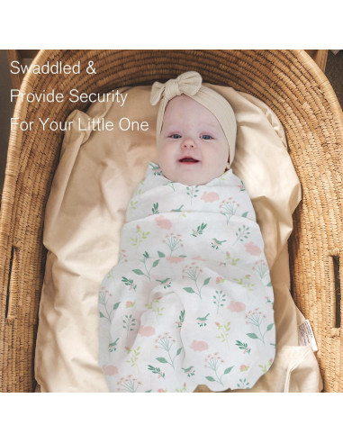 Mantas de Muselina Little Grape Land 120x120cm 4 Paquete