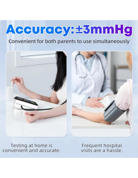 Monitor de Presión Arterial Recargable Guaever BP351A 22-42 cm