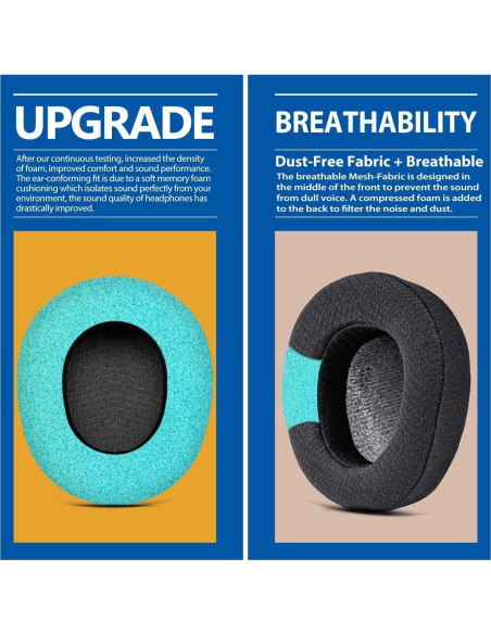 Almohadillas de Reemplazo TRANSTEK para Auriculares Arctis Nova Pro