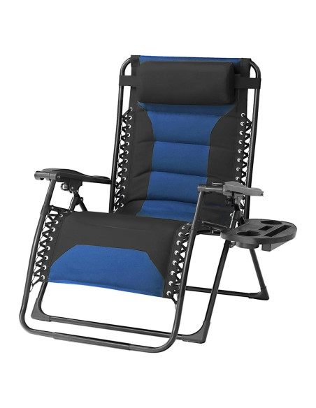 Silla de Gravedad Cero XL Foristrail Plegable con Bandeja 3 en 1