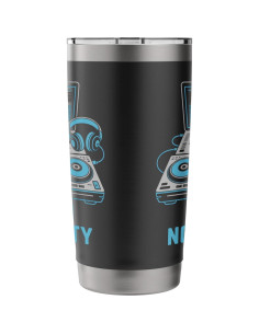 Taza Aislada Acero Inoxidable 20 oz DJ Djane Negro 2