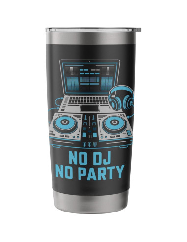 Taza Aislada Acero Inoxidable 20 oz DJ Djane Negro