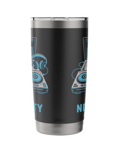 Taza Aislada Acero Inoxidable 20 oz DJ Djane Negro