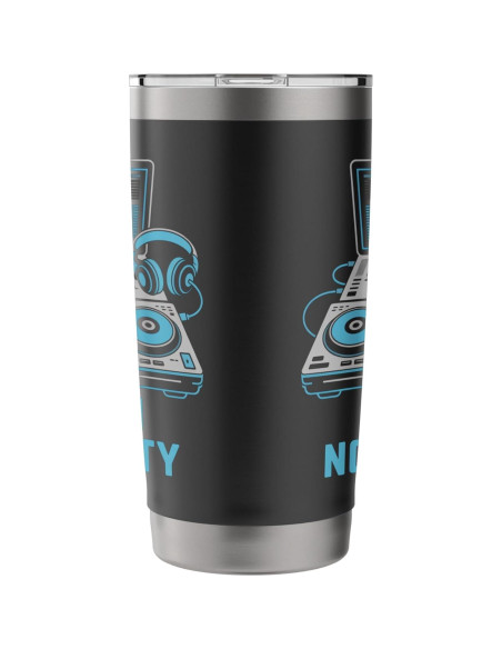 Taza Aislada Acero Inoxidable 20 oz DJ Djane Negro