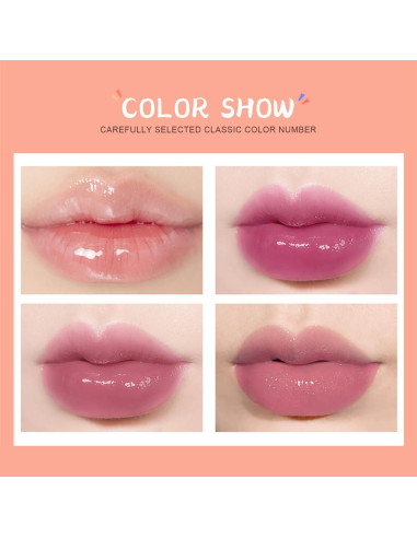 Juego de Tintes Labiales Coreano Alisesun 10 Colores Hidratantes