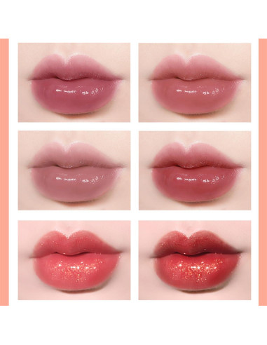 Juego de Tintes Labiales Coreano Alisesun 10 Colores Hidratantes