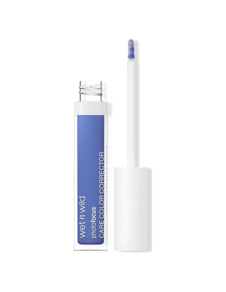 Corrector de Color Wet n Wild Photo Focus Azul Biotina 1 Unidad