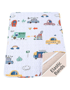 Sábana Acolchada MIIMER para Pack n Play 96.5x66 cm Microfibra