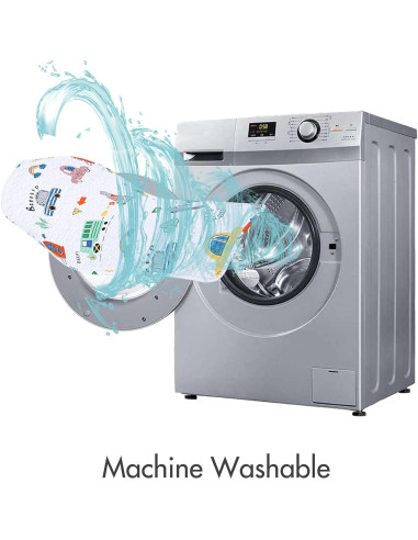 Sábana Acolchada MIIMER para Pack n Play 96.5x66 cm Microfibra