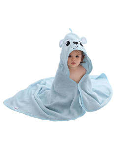 Toalla de Baño con Capucha MICHLEY Oso 75x100 cm Ecológica