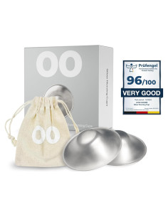 Copas de Lactancia de Plata LoveNoobs XL - Sin Níquel