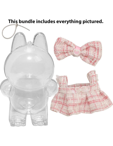 Conjunto de Ropa para Muñecas 17cm Labubu - Vestidos Chic