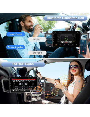 Estéreo de coche Android TopWeb 10.2" para Toyota RAV4 2013-2018