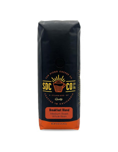 Café en Grano San Diego, Mezcla de Desayuno Tostado Medio 454g