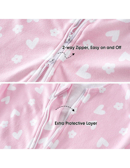 Saco de Dormir PHF para Bebés 0-6 Meses Microforro 3 Piezas