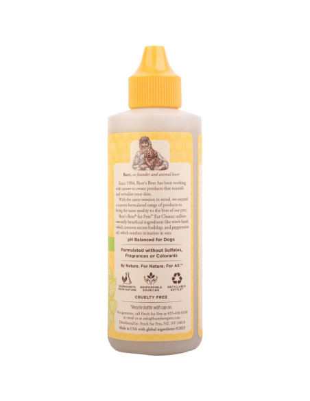 Limpiador de Oídos para Perros Burt's Bees 118 ml Natural