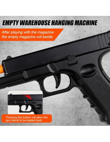 2 Pistolas de Juguete PISTOLAIFY con 80 Balas de Espuma