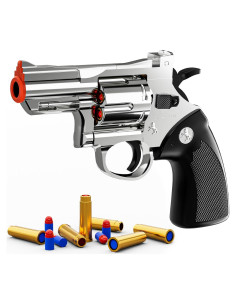 Revólver Blaster de Juguete DWMTGS con 40 Balas Blandas