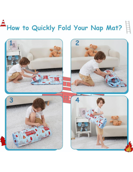 Colchoneta para Siesta Softan con Almohada y Manta 127x53cm