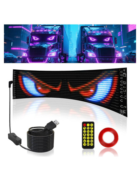 Luces LED Ojos del Diablo Cjgyz 37.3x9.1cm Programables