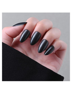 Uñas Postizas Acrílicas Reutilizables XZMeiLun 30 Pcs Cortas