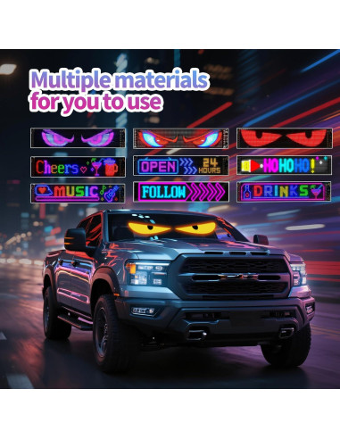 Luces LED Ojos del Diablo Cjgyz 37.3x9.1cm Programables