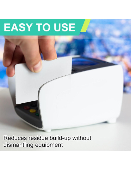 Tarjetas de Limpieza Sliner 60 Pcs para Lectores de Tarjetas