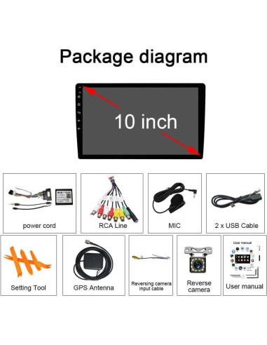 Estéreo Android 13 para Nissan Versa 2015-2019 10.1" Bluetooth