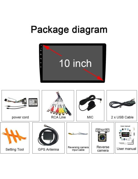 Estéreo Android 13 para Nissan Versa 2015-2019 10.1" Bluetooth