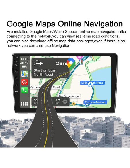Estéreo Android 13 para Nissan Versa 2015-2019 10.1" Bluetooth