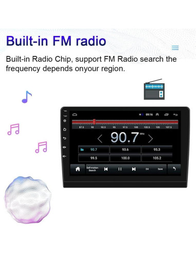 Estéreo Android 13 para Nissan Versa 2015-2019 10.1" Bluetooth