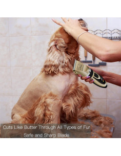 Recortadora de Pelo Inalámbrica JiangWaveT para Perros y Gatos 2