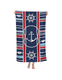 Toalla de Playa LMKLOP Microfibra Secado Rápido 101.6x177.8cm