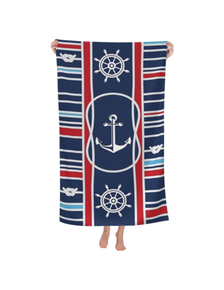 Toalla de Playa LMKLOP Microfibra Secado Rápido 101.6x177.8cm