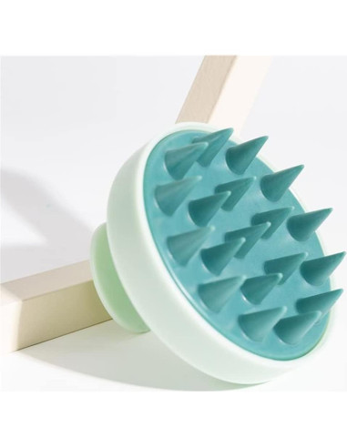 Cepillo Masajeador de Cuero Cabelludo ANIERAX Azul Silicona