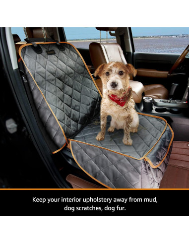 Funda de Asiento Delantero iBuddy Negra Impermeable 2 Pack