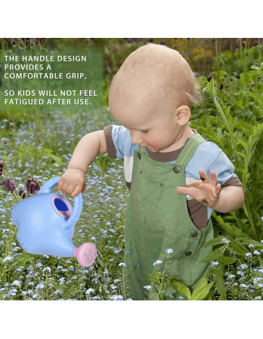 Regadera Plástica 1.5L LOYUYU Elefante Azul Rosa