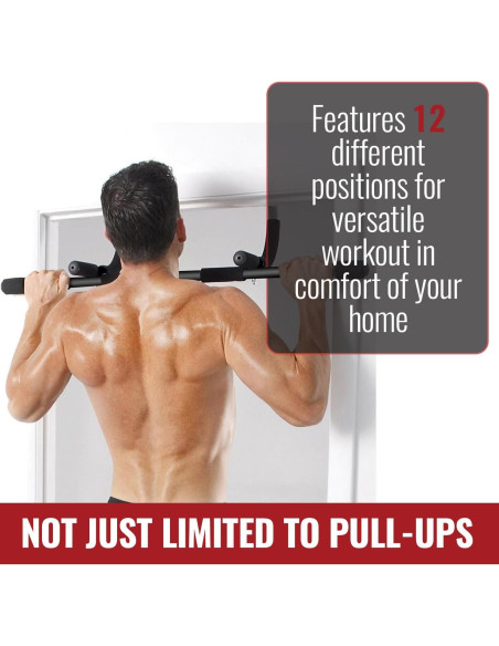 Barra de Dominadas Ben Din para Marco de Puerta - Acero Resistente