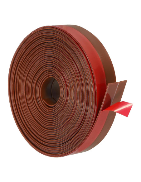 Tira de Sellado de Silicona PATIKIL 6.1 m x 2.54 cm Marrón/rojo