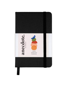 Cuaderno de Bolsillo ANECDOTE Negro 8.9x14 cm Calidad Premium