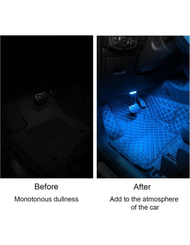 Luces LED Inalámbricas JOYCOURT para Interior de Auto 2PCS