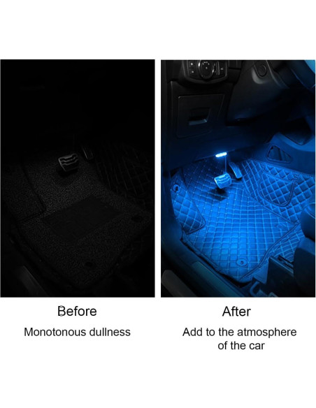 Luces LED Inalámbricas JOYCOURT para Interior de Auto 2PCS
