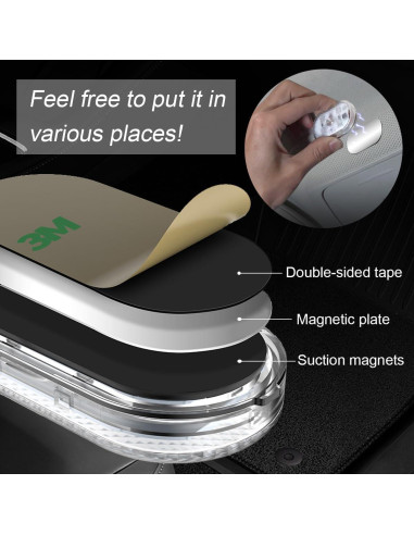 Luces LED Inalámbricas JOYCOURT para Interior de Auto 2PCS