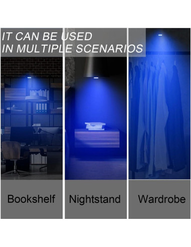 Luces LED Inalámbricas JOYCOURT para Interior de Auto 2PCS