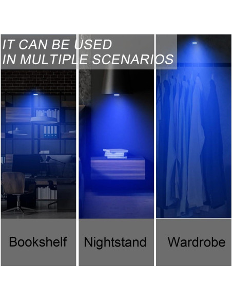 Luces LED Inalámbricas JOYCOURT para Interior de Auto 2PCS