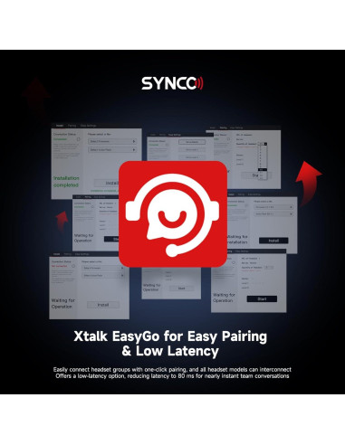 Sistema de Intercomunicador Inalámbrico SYNCO XTalk XPRO2