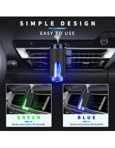 Difusor de aire fresco inteligente Kwak QTT332 para coche - Negro 2